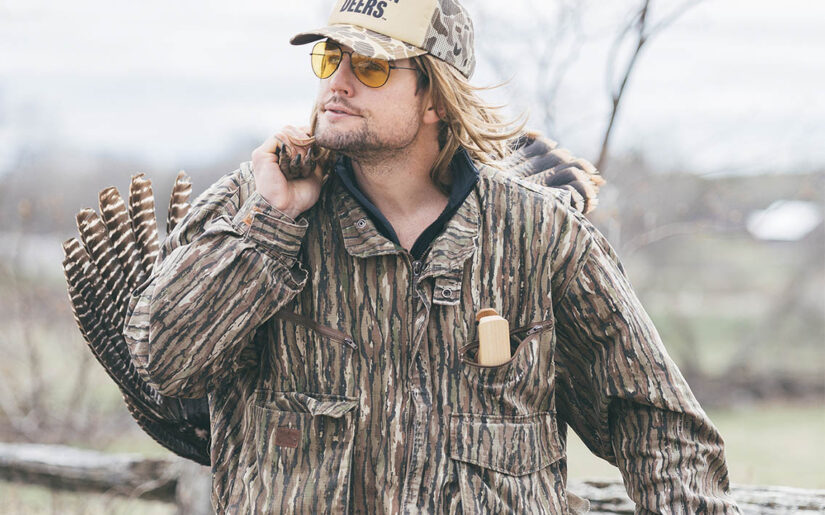 Rut Daniels holding a turkey